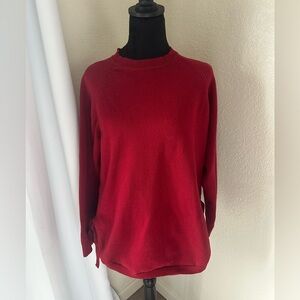 Red Sweater with tied sides